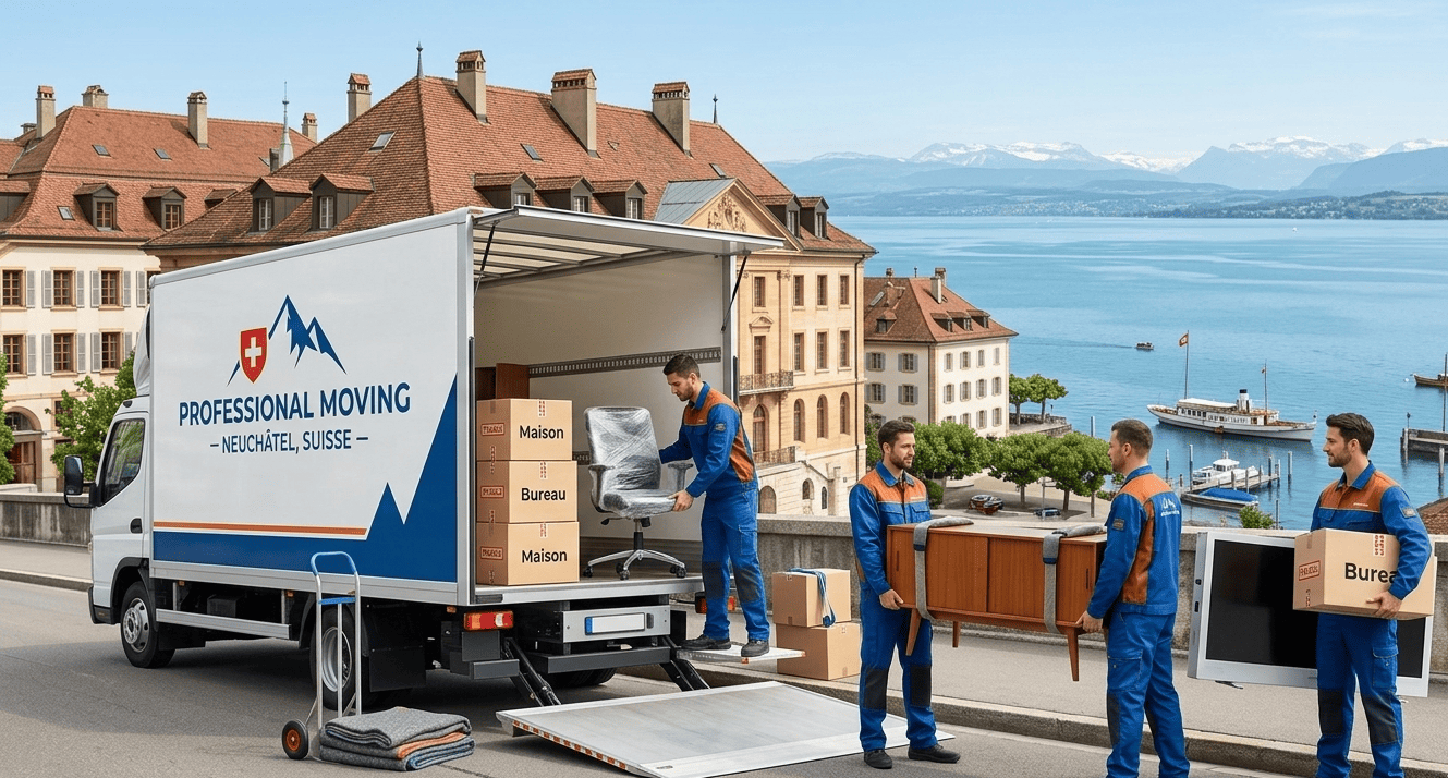 Meilleurs services de déménagement professionnels à Neuchâtel pour le déménagement de votre domicile ou de votre bureau
